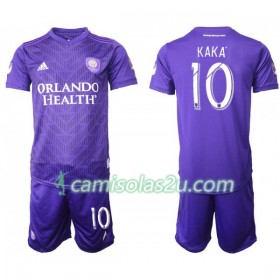 Camisolas de Futebol Orlando City KAKA 10 Criança Equipamento Principal 2019/20 Manga Curta